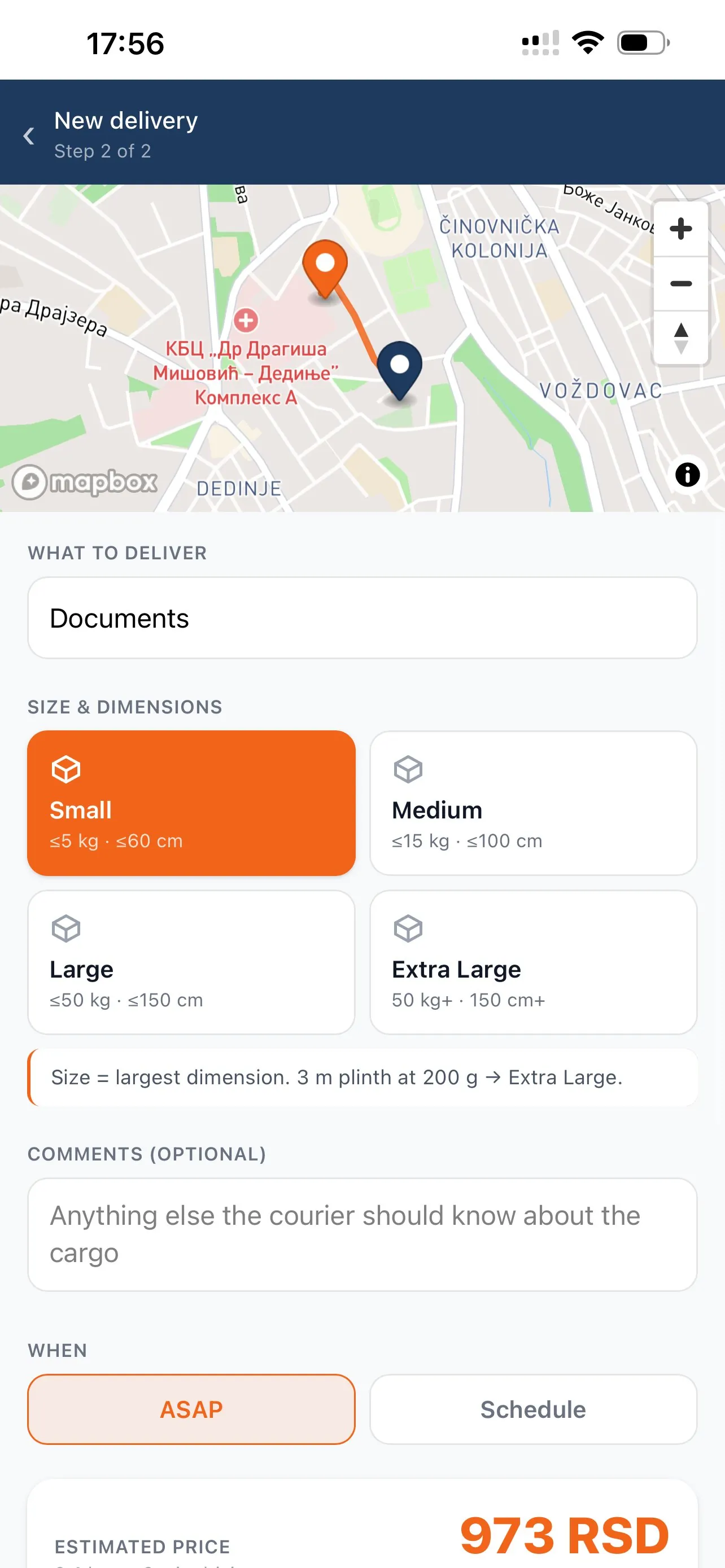 ZURO GO — new delivery